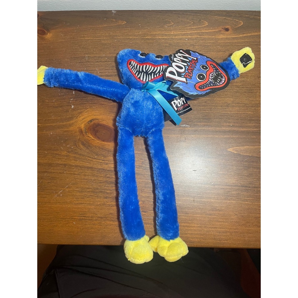 Poppy Playtime Huggy Wuggy Blue Plush Mob Entertainment 2P-PP01 NWT